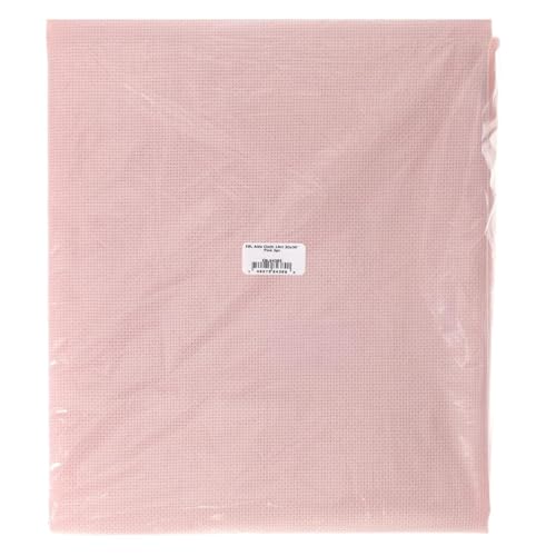 Essentials By Leisure Arts Aida Cloth, 14 Count, Medium Pink, 3pc, Bulk, Cross Stitch Fabric, Embroidery Fabric, Cross Stitch Supplies for Crafting, Stitching, and Sewing Projects 30x36 - color: Medium Pink