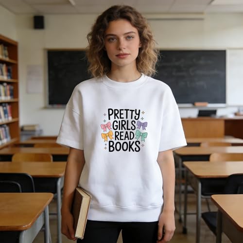Rngmsi 30 Pcs Book Lover Dtf Transfers Ready to Press Iron on Tranfers - style: Book Lover
