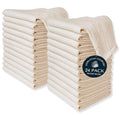 Flour Sack Towels 24 Pack Oversized, 18"x28", 100% Cotton, Prewashed Soft, Lightweight Dish Towel for Baking, Wrapping Bread, Drying, Embroidery Projects - Natural - color: Natural, size: 18" x 28" - 24 Pack