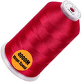 New brothread 4000M Huge Spool Embroidery Machine Thread - Carmine - color: Carmine-807
