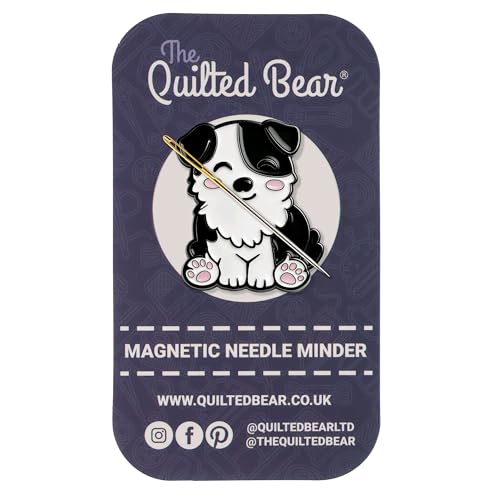 The Quilted Bear Magnetic Needle Minder, Small, Collie Dog - color: Collie Dog