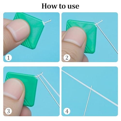 Needle Threader 10 Pack – Automatic Hand Sewing Needle Threader for Small Eye Needles, Easy Threading Tool