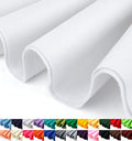 Barcelonetta | Felt Fabric | 72" Wide | 1.6mm Thick | Acrylic & Soft | Felt by the Yard | Felt for DIY Crafts, Projects, Sewing (White, 1 Yard) - color: White, size: 1 Yard