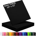 2mm Stiff Felt Sheets 12" X 12" (10 Pack, Black) - color: Black