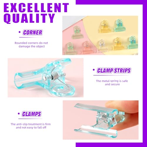 Swpeet 48Pcs Sewing Tools Kit, Tailors Chalk, Sewing Fabric Chalk, Sewing Fabric Pencils, 5-in-1 Sliding Gauge Measuring Sewing Ruler Tool, Heat Erasable Fabric Marking Pens with 4 Refills
