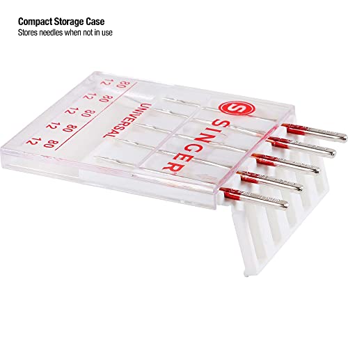 SINGER 04735 Sewing Machine Needles, 5-Pack, 80/12 - style: 80/12