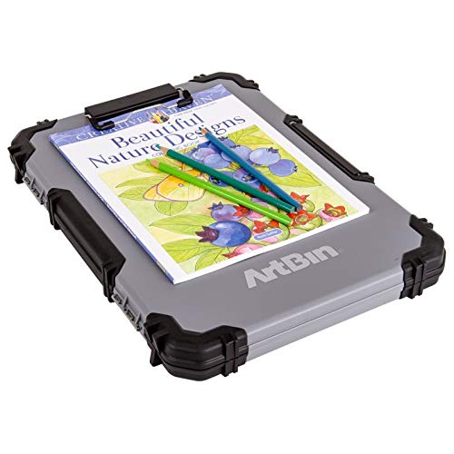 ArtBin Sketch Board with Internal Craft Storage, Drawing Surface, Grey