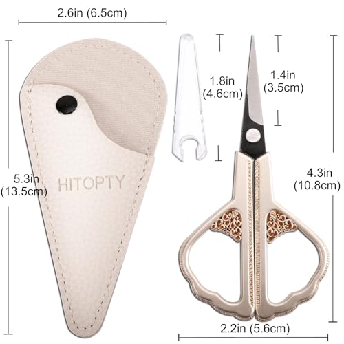 Small Craft Scissors, Little Sewing Shears - color: Champagne