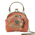 Eforcase Flower Embroidery Kit Tote Bag, Embroidery Coin Purse Kits Handbag Hand Embroidery Kit for Adults Beginner with Embroidery Patterns, Embroidery Hoop,DIY Sewing Kit - color: floral