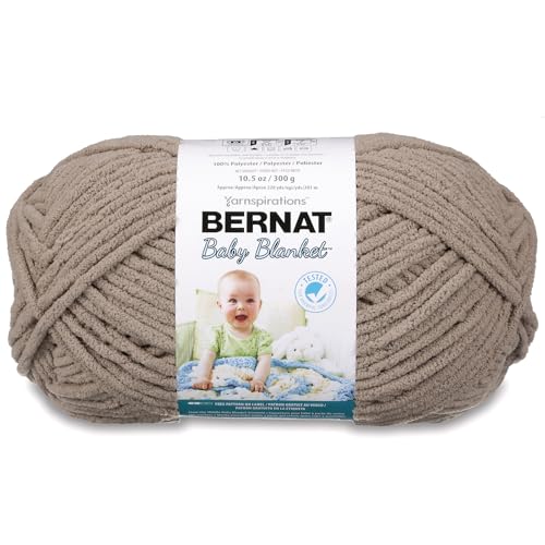 Bernat Baby Blanket Big Ball Baby Sand - color: Baby Sand, size: 1 Pack