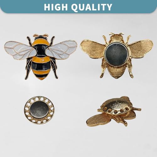 Magnetic Needle Minder Magnet Embroidery Accessories and Supplies Embroidery Needle Holder Cross Stitch Holder Needlework Supplies (Cardinal) (Bee) - size: Bee