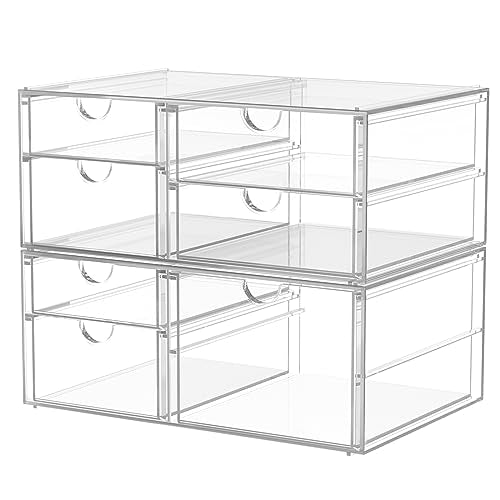 caktraie Acrylic 7-Drawer Makeup & Storage Organizer for Bath,Desk - size: 7 Drawers