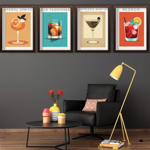 EIBEILI Diamond Art Kits for Adults-4P Wine Cocktail Diamond Painting Kits - color: DP04472