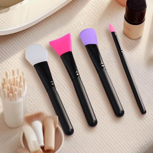 4pcs Silicone Sewing Stiletto Tools, 4 Design Quilting Binding Tool Sewing Position and Press Tools Fingers Protector Multifunctional Sewing Seam Guide Quilting Presser Facial Face Mask Brush