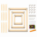 Needlepoint Stretcher Bars Kit, 12 Pcs Frame Set, 8/10/12 Inch - size: 8/10/12
