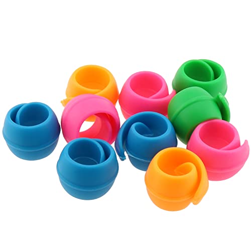 Bobbin Clamps Holders Thread Buddies DGZZI 30PCS Bobbin Holder Clips Color Thread Clips Holder Silicone Spool Huggers Thread Holders for Embroidery Quilting Sewing Accessory Thread Spool Organizing