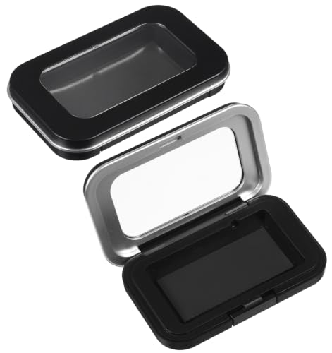 2Pcs Magnetic Needle Holder, Magnetic Needle Case with Clear Lid