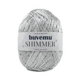 Shimmer Metallic Thread for Crochet, Lace, Embroidery,Silver,Silver Glitter - color: Silver, Silver Glitter, size: 1 Pack