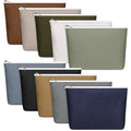 Reginary 10 Pcs Canvas Makeup Bags Bulk Blank Cosmetic Bags,Plain Color - color: Plain Color