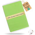 Craftido-19 Options-100% Cotton Fabric by The Yard in Solid Color 44”Wide by 3yd (9 ft) -Medium Weight 5.2 oz-Soft Cotton for Quilting, Sewing, Crafts, Binding, Backing and Lining - Parrot Green - color: Parrot Green