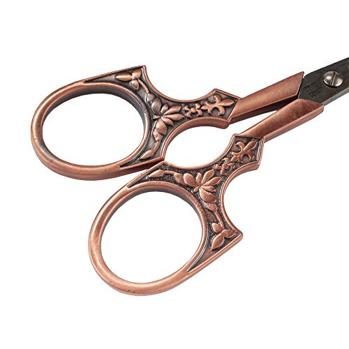 JubileeYarn Antique Style Heirloom Embroidery Craft Scissors - Copper - 1 Scissor - color: Antique Heirloom - Copper, size: 1 Scissor