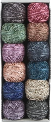 Valdani Pearl Cotton Sz 8 | Heirloom| 74 Yds/Ball - color: Heirloom, size: 8