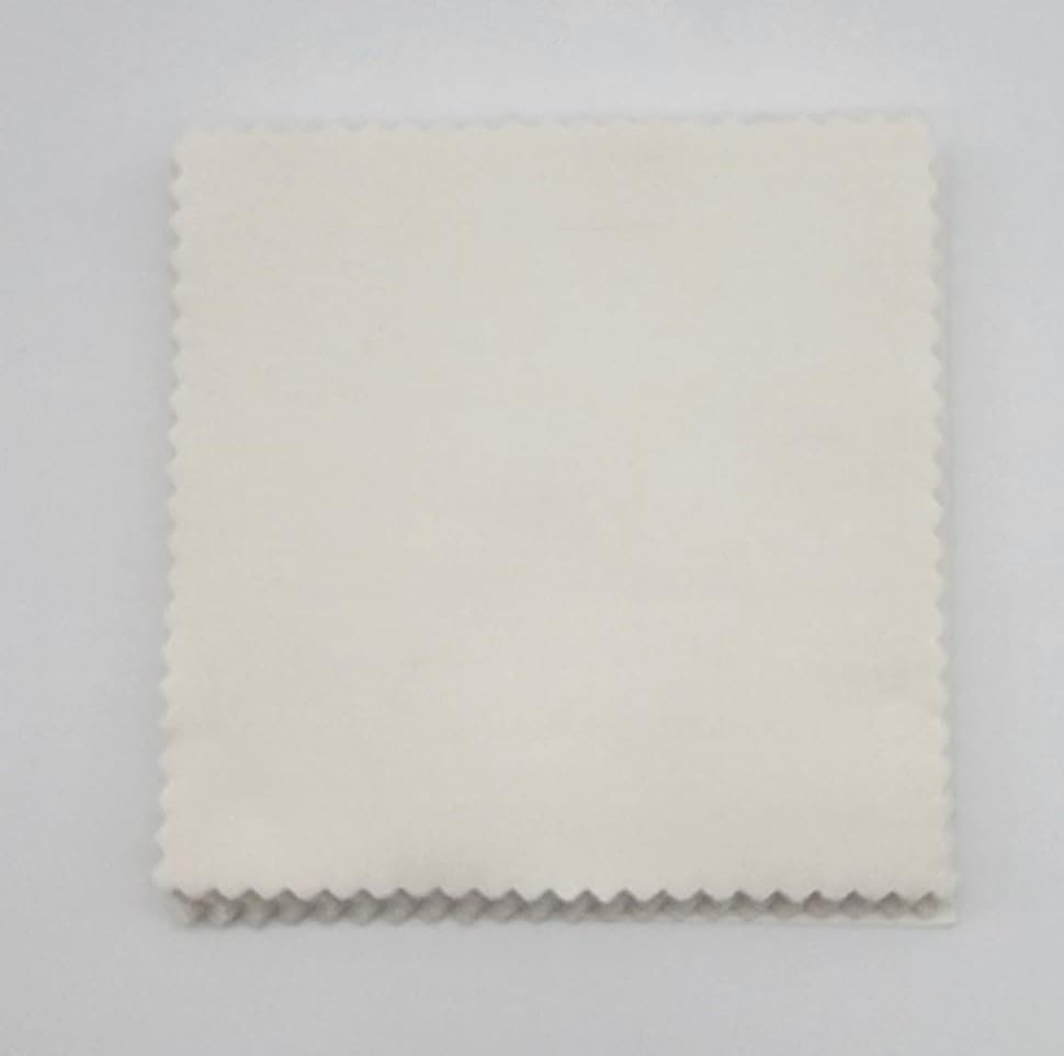 Threadsmith - 5 inch Charm Pack for Quilting - 42 Precut Cotton Fabric Squares (White)