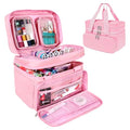 SINGER Portable Sewing Accessories Organizer Bag, 18 Compartments, Pink - color: Pink