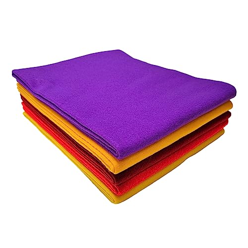 Jtnohx Large Soft Felt Sheets Felt Fabric for Crafts Thanksgiving Color 5Pc - color: Thanksgiving Colors Series