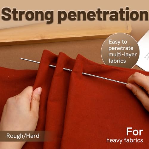 Upholstery Needles for Hand Sewing Needles 3" 4" 6" 8" 10" 12" Long Needle - size: 3-12 in