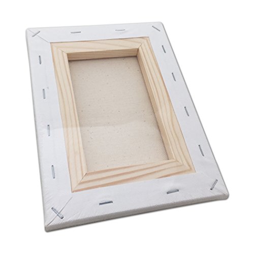 LWR CRAFTS Stretched Canvas 5" X 7" Pack of 6 - size: 5"x7"x6 (standard)