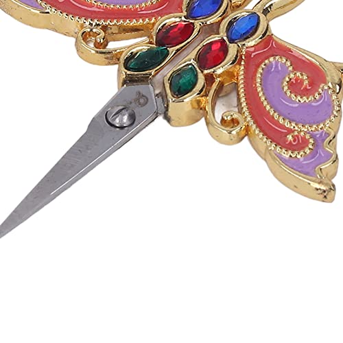 Home Scissors, Incisive Blade Butterfly Appearance Sewing Scissors for DIY Art Work, 3.3 inch Shears Cross Stitch Knitting Scissor