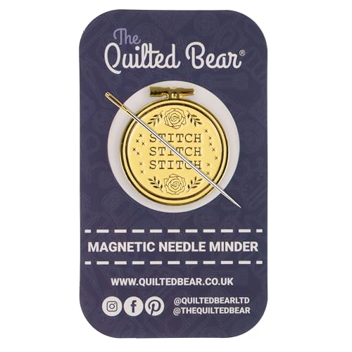 The Quilted Bear Magnetic Needle Minder, Small, Cross Stitch Hoop - color: Cross Stitch