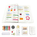 Embroidery Kit for Beginners, 87 Stitches Easy to Advanced, Step by Step Video Guides, DIY Embroidery Stitch Book, All in One Tool Set, Suitable for novices and Craft Enthusiasts