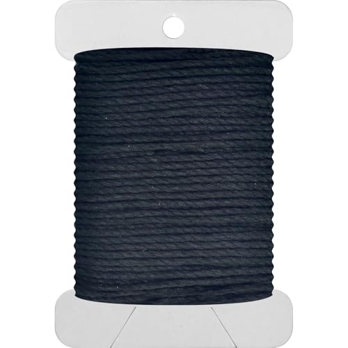 Classic Crochet Thread Yarn 100% Pure Cotton Thread,Col No: 310,Black - color: Black