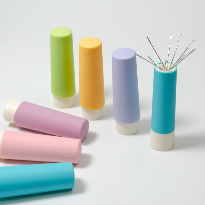 BEN YEDD Lipstick Type Rotary Needle Tube Needle Storage Magnetic Suction Needle Storage (Purple)