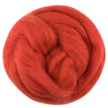 3.53oz Needle Felting Wool Roving for Needle Felting Dark Red Felting Wool - color: dark red