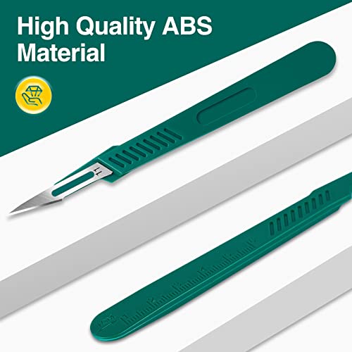 YixangDD 10 PCS Scalpel Blades with #11 Scalpels Surgical Blades - color: 10 Pcs Handle With Blades #11