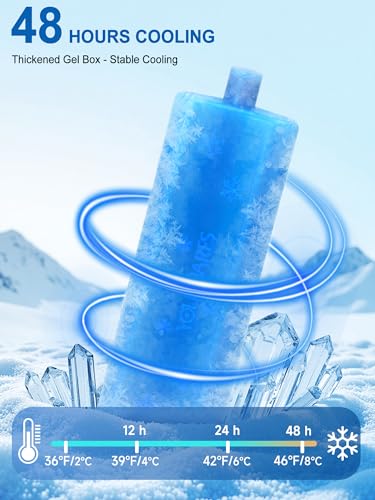 YOUSHARES Insulin Cooler Travel Case - 48H Non-Electric Cooling Bottle with TSA Approved Ice Pack, Diabetic Medication Pen Vials Refrigerator, Medical Carry Case Portable for GLP-1 Pens - color: Magnolia