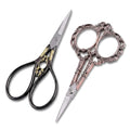 BIHRTC Vintage Plum Blossom Clouds Sewing Scissors for Embroidery, Sewing