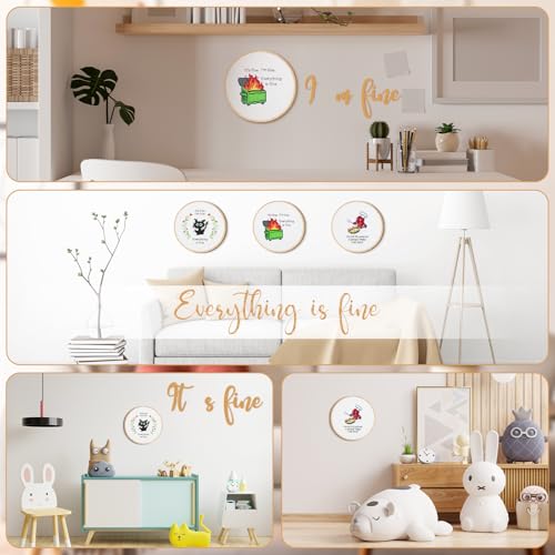 Daifunli 3 Sets Funny DIY Embroidery Kits for Beginners Adults - style: Classic