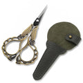 Sharp Detail Scissors, 4.5Inch Small Sewing Scissors with Cover