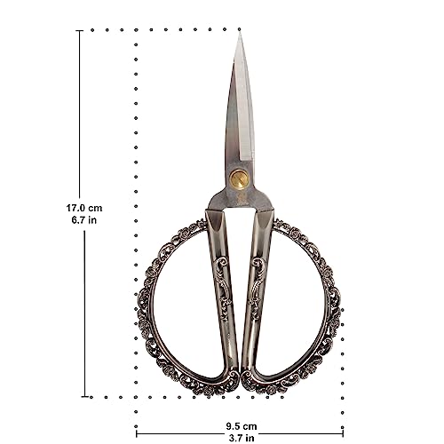 JubileeYarn Delicate Roses Embroidery Craft Units - Gunmetal - 3 Units - color: Delicate Roses Embroidery - Gunmetal, size: 3 Units