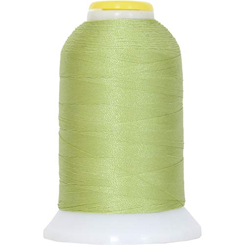 ThreadArt 60wt Embroidery Bobbin Thread, 1000M, Pastel Green - color: Pastel Green