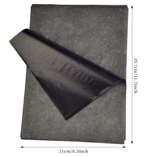 SEMLEART Carbon Paper for tracing|Graphite Transfer Paper|9x13"-60Sheets - color: 9×13in-Gray