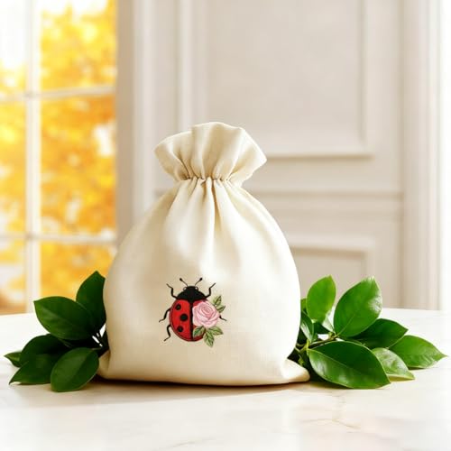 ORIGACH 4 Sheets Floral Insect Water Soluble Embroidery Pattern Stabilizers - color: Floral & Insects