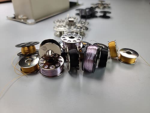 Ultima Bobbin Winder – Automatic Electric Winder for All Sewing Bobbins – Includes 110 Volt Bobbin Winder, Thread Guide, Spool Stand & Steel Mounting Plate for Domestic & Industrial Sewing Machines
