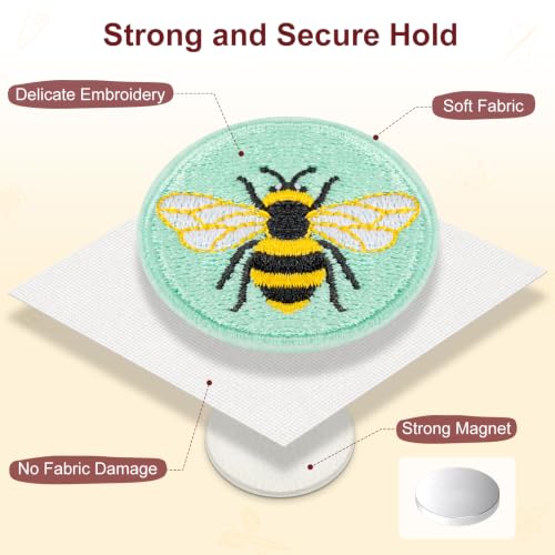 YUOROS Needle Minder Magnet for Embroidery - color: Bee