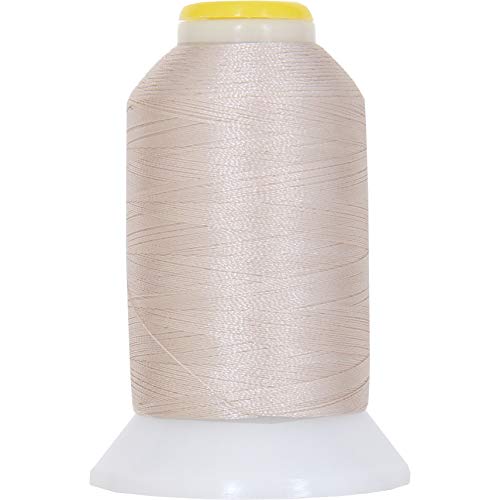 ThreadArt 60wt Embroidery Bobbin Thread, 1000M, Natural - color: Natural