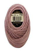 DMC 116 8-778 Pearl Cotton Thread Balls, Very Light Antique Mauve, Size 8